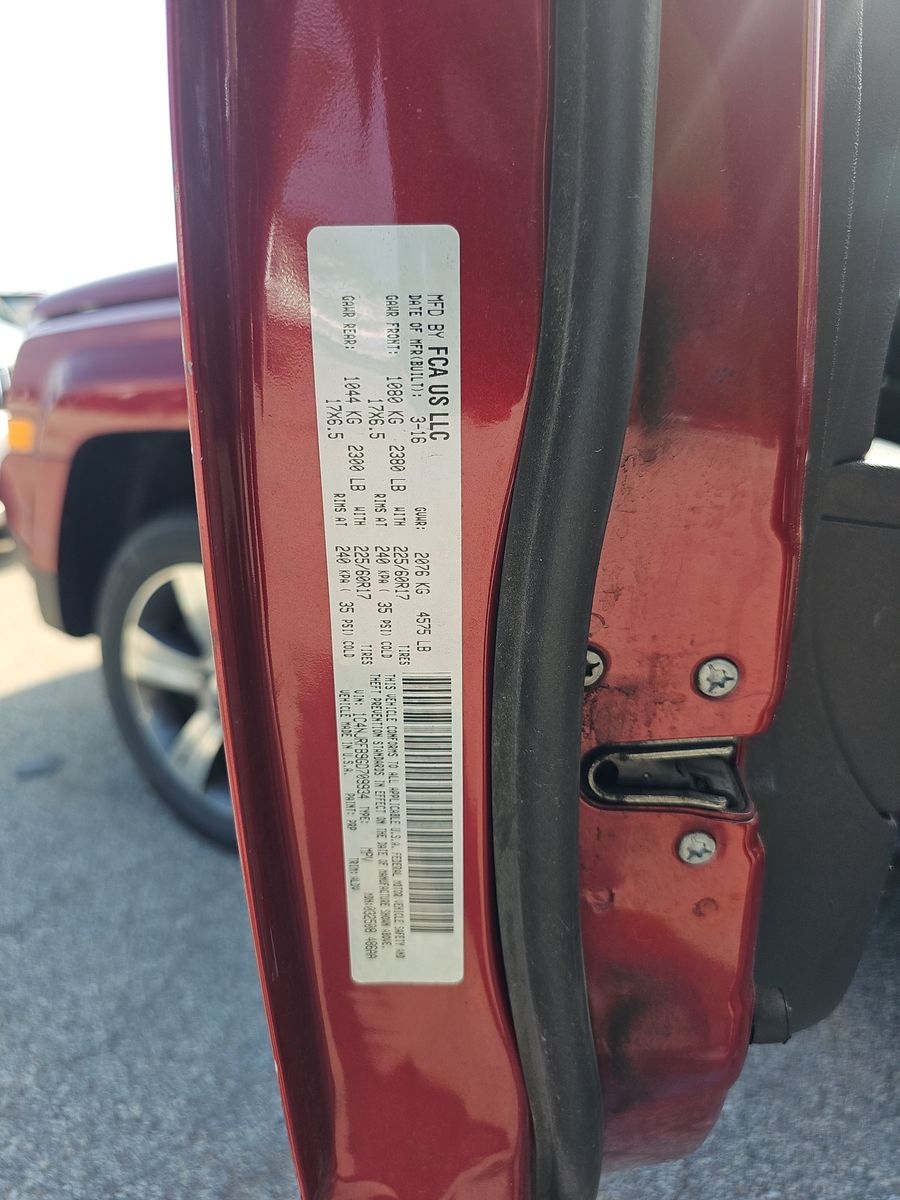 2016 Jeep Patriot Latitude High Altitude Edition AWD