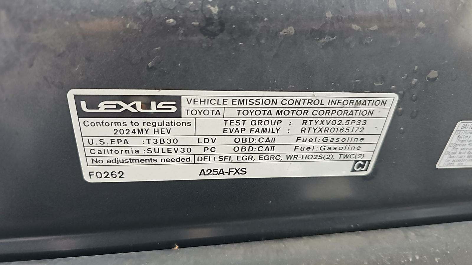 2024 Lexus ES ES 300h FWD