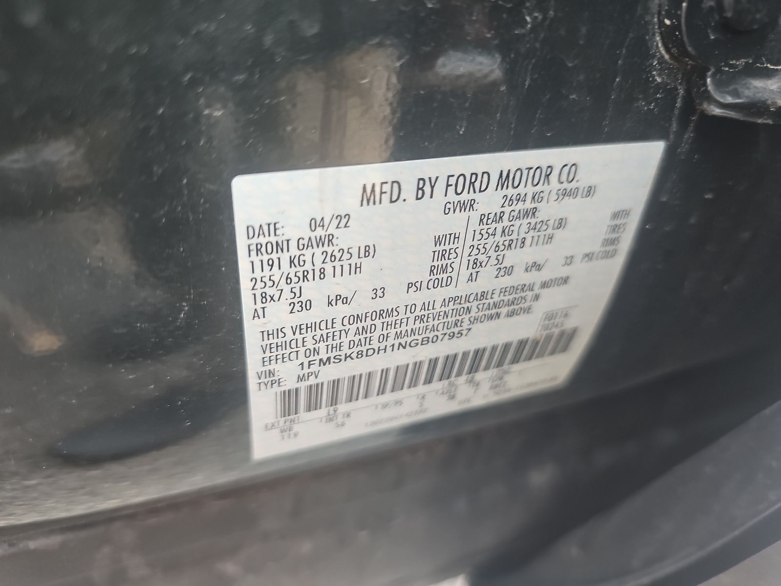 2022 Ford Explorer XLT AWD