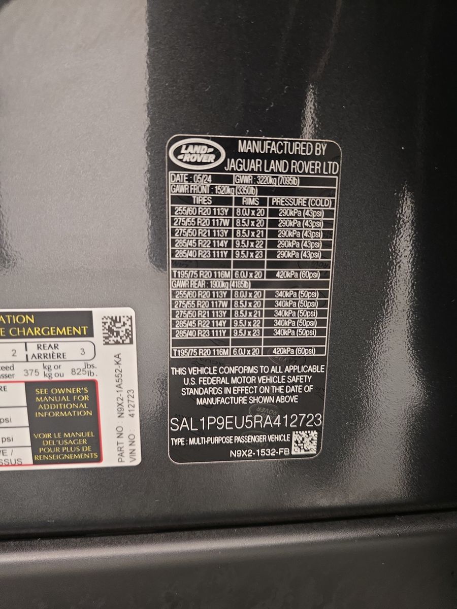 2024 Land Rover Range Rover Sport SE AWD