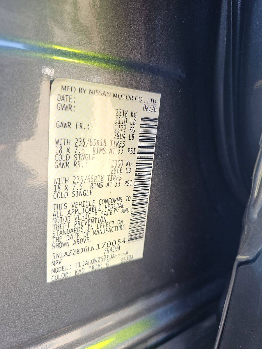 2020 Nissan Murano SV FWD