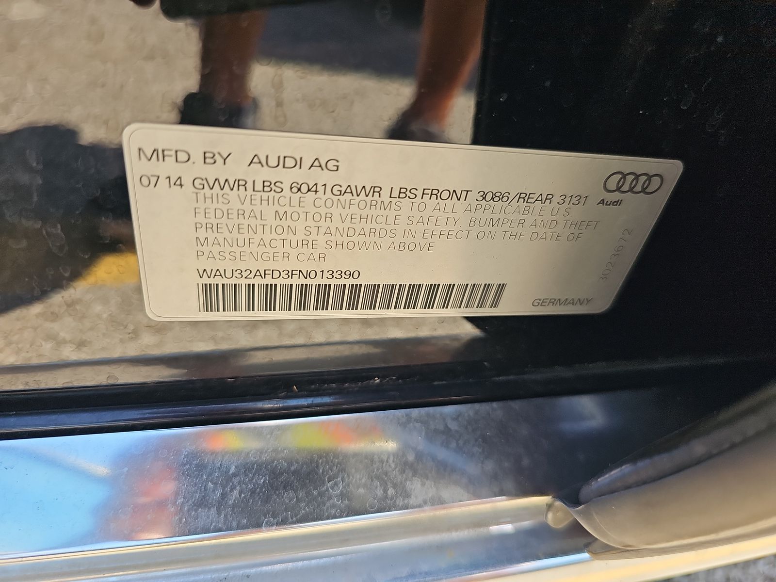 2015 Audi A8 L 4.0T AWD