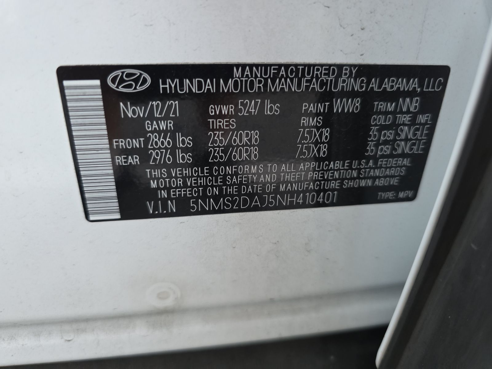 2022 Hyundai Santa Fe SEL AWD