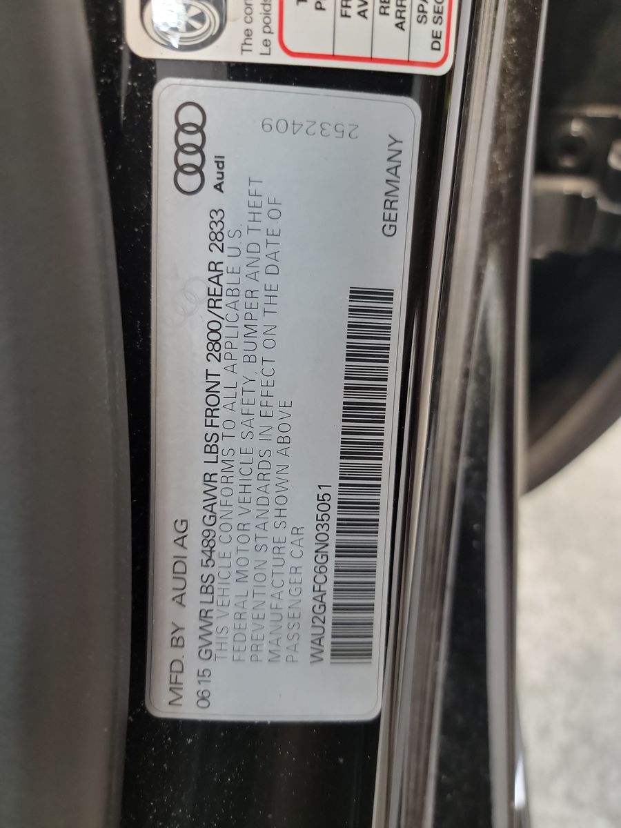 2016 Audi A7 3.0T Prestige AWD
