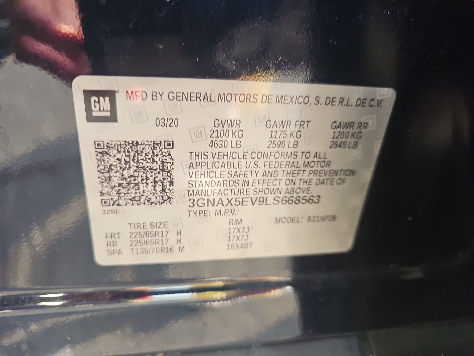 2020 Chevrolet Equinox LS AWD