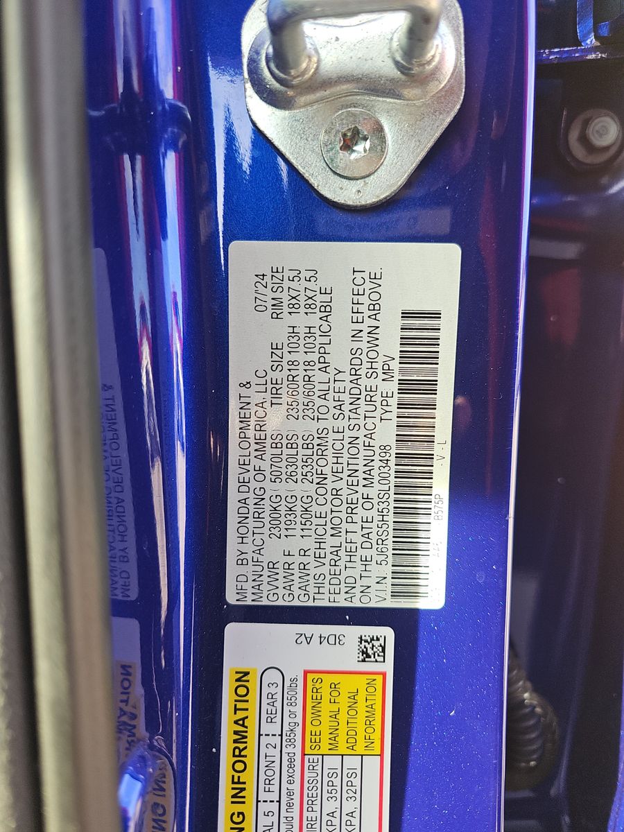 2025 Honda CR-V Hybrid Sport FWD