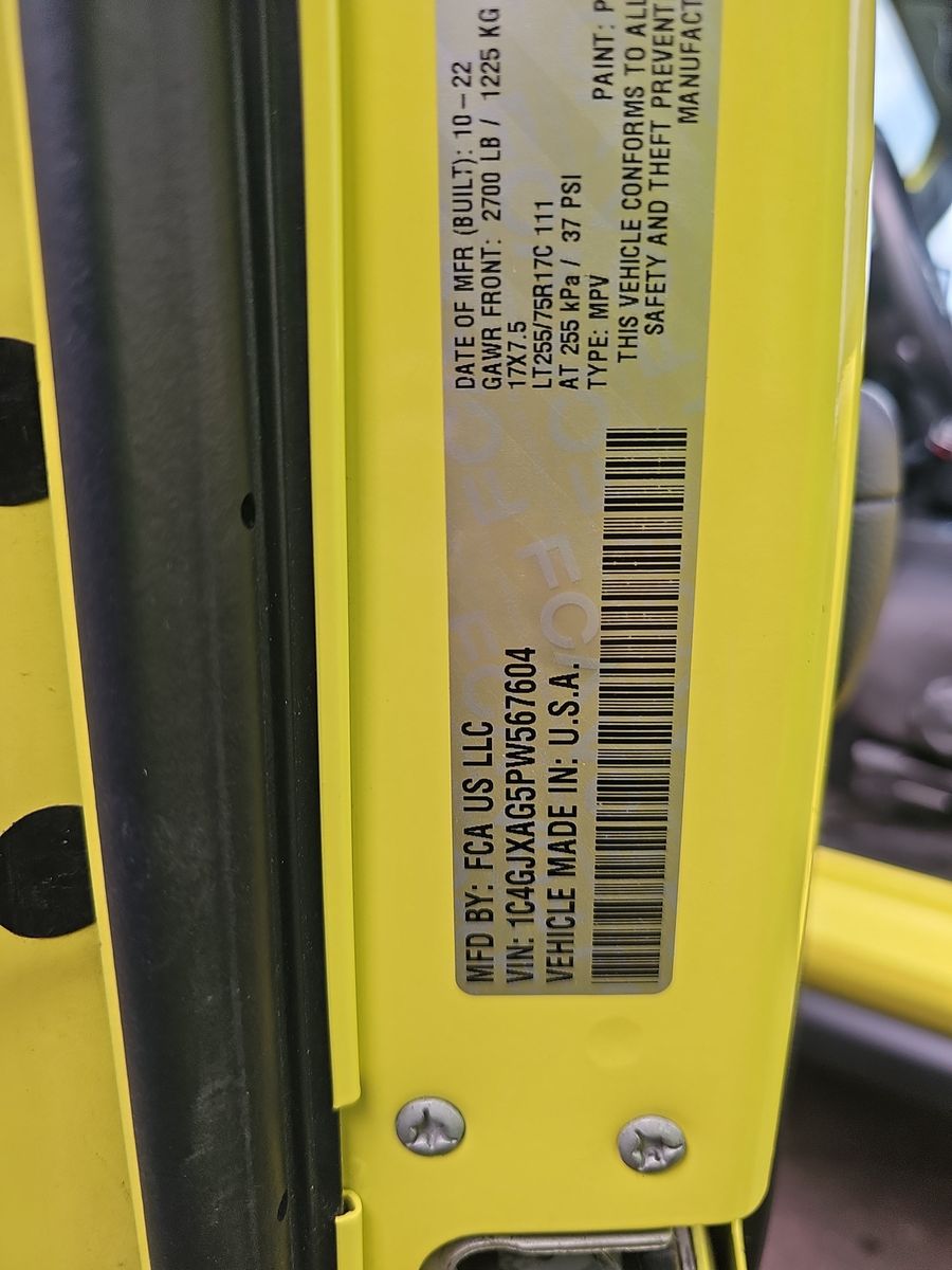 2023 Jeep Wrangler Willys Sport Edition AWD