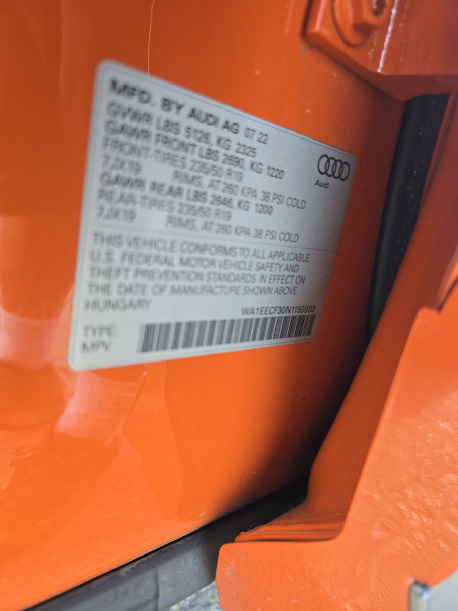 2022 Audi Q3 2.0T S line Premium Plus AWD