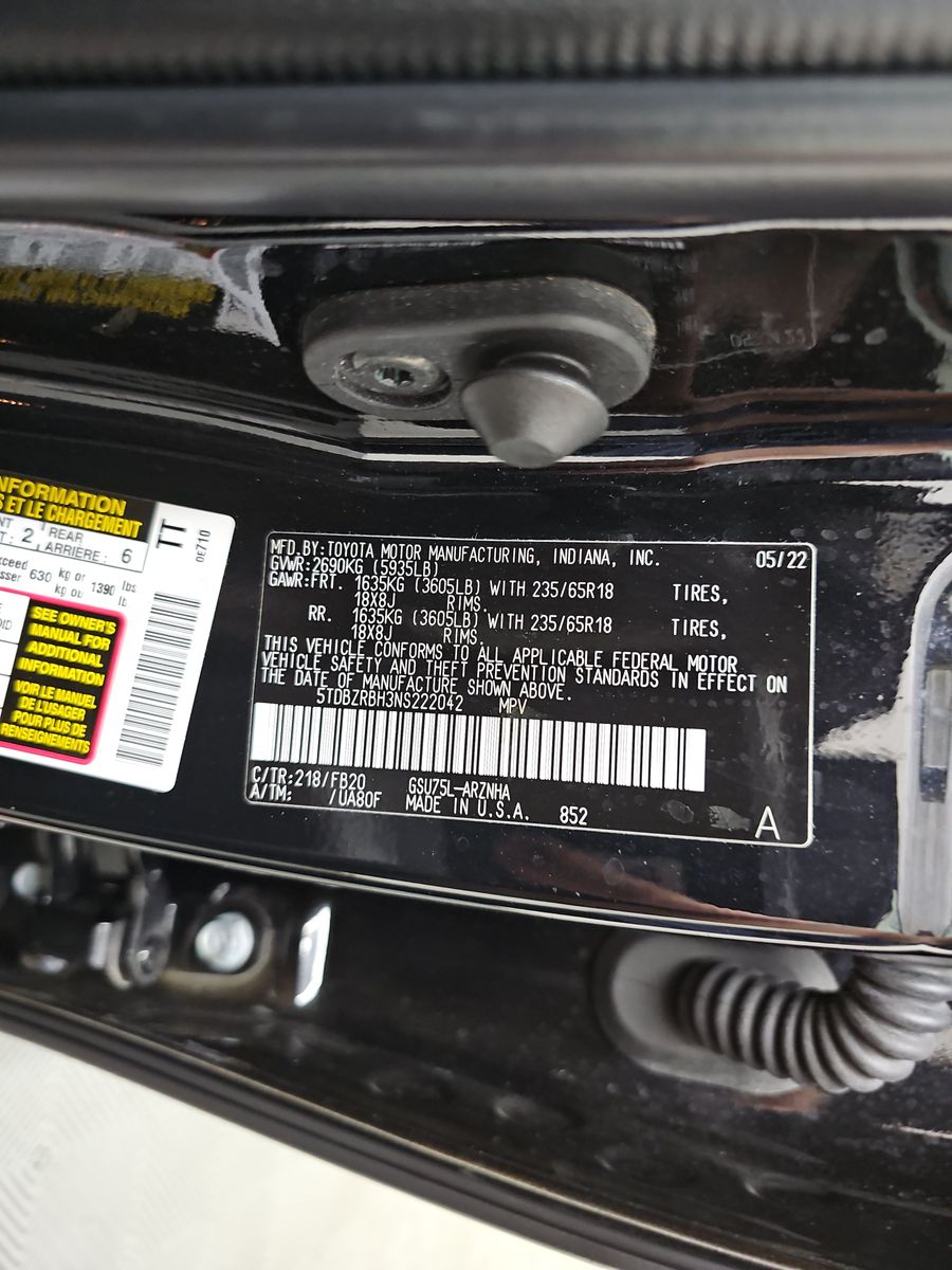 2022 Toyota Highlander LE AWD