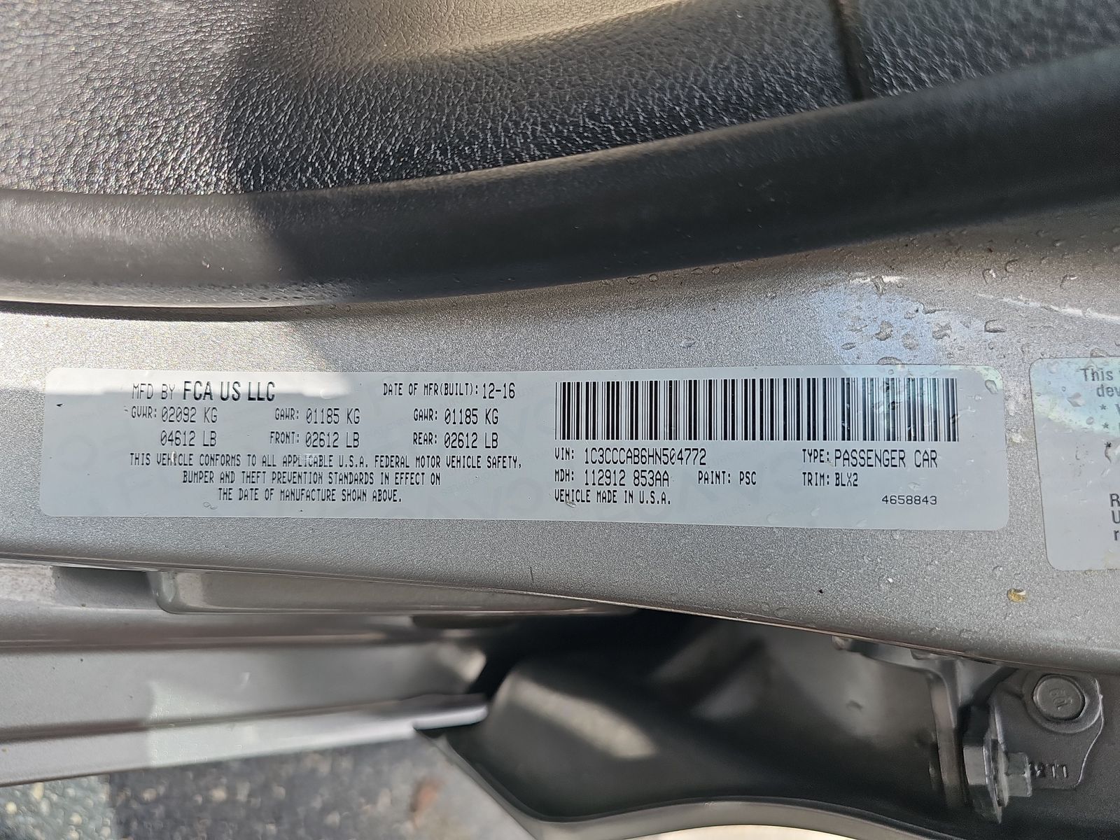 2017 Chrysler 200 Limited Platinum FWD