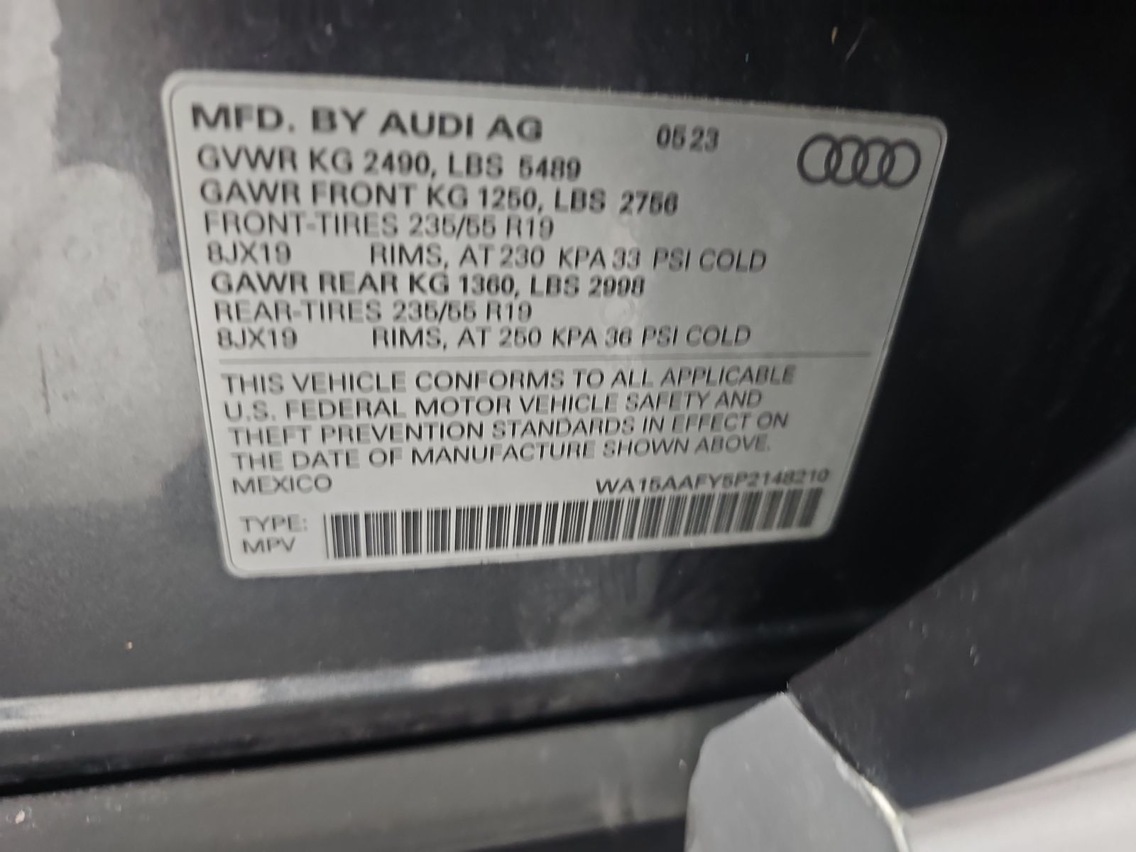 2023 Audi Q5 S line Premium Plus AWD