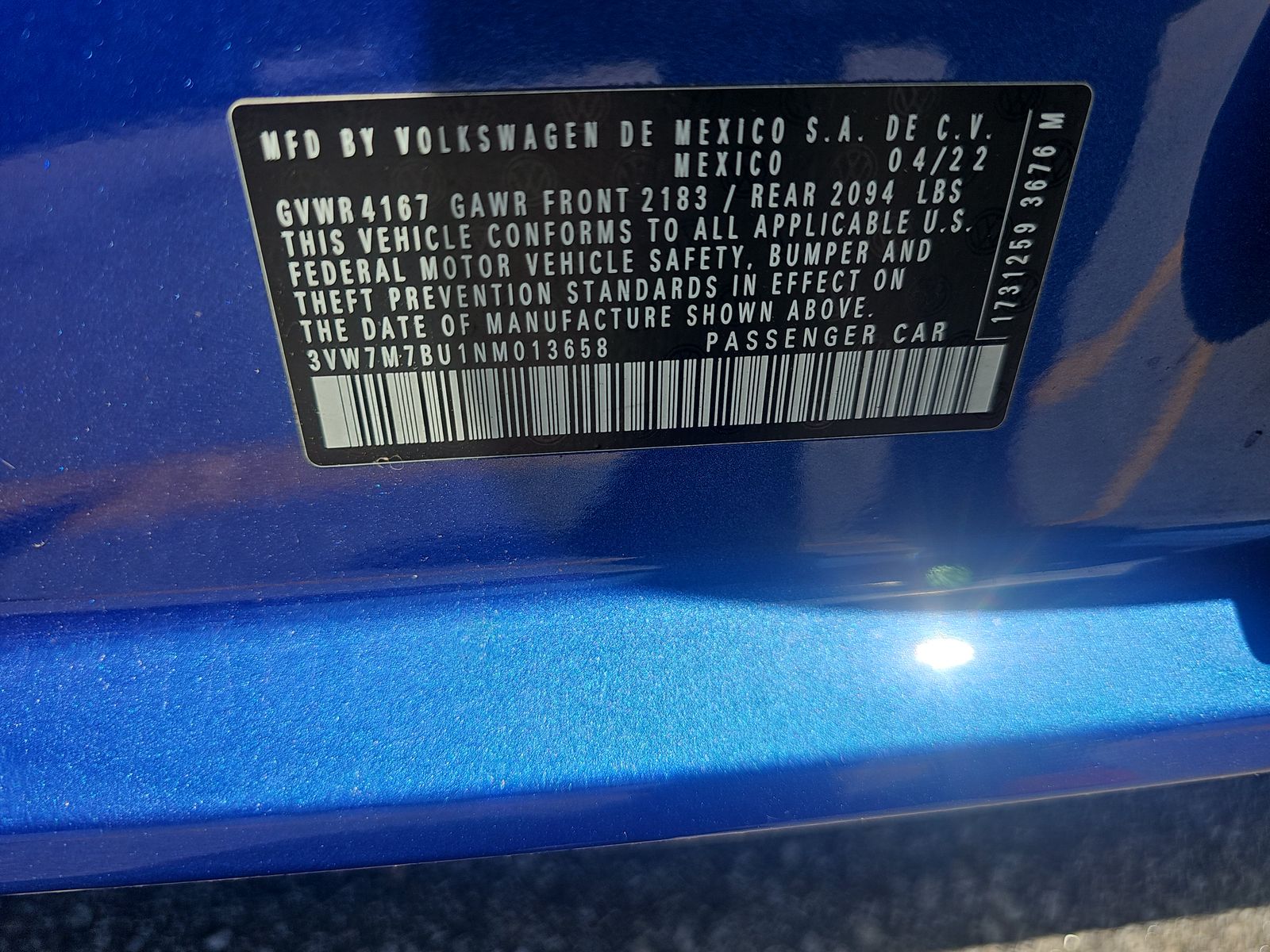 2022 Volkswagen Jetta 1.5T SE FWD