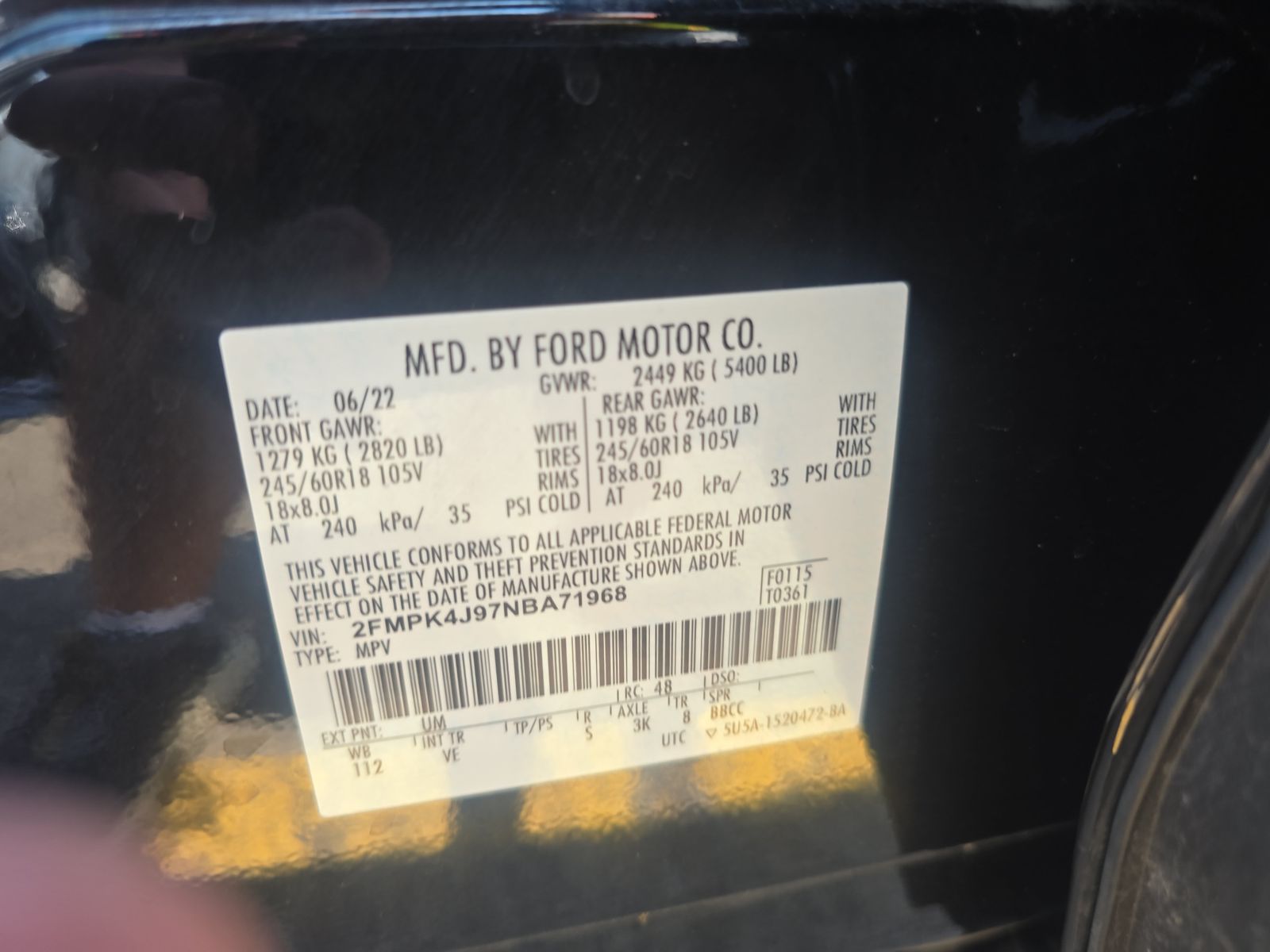 2022 Ford Edge SEL AWD