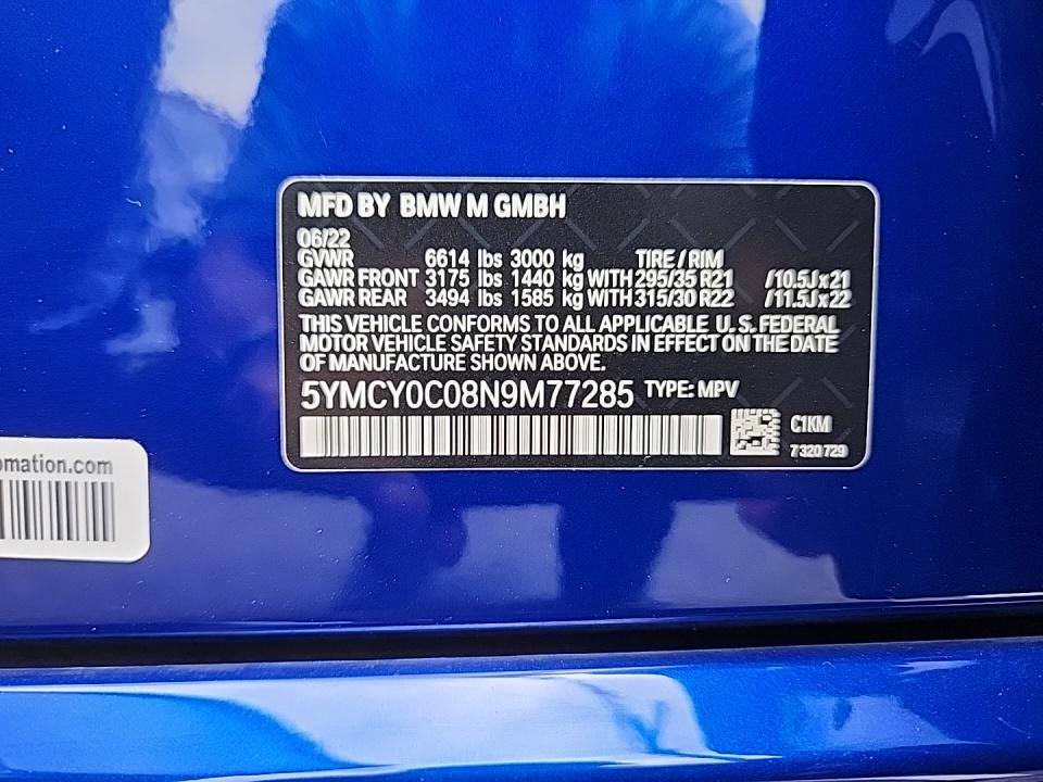 2022 BMW X6 M Base AWD