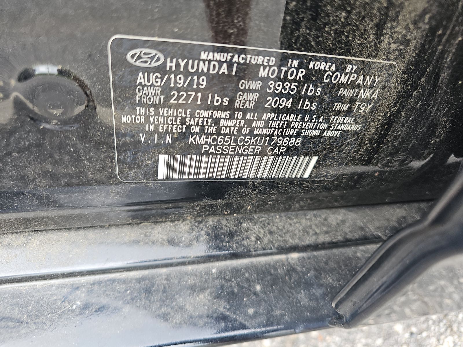 2019 Hyundai Ioniq Hybrid Blue FWD