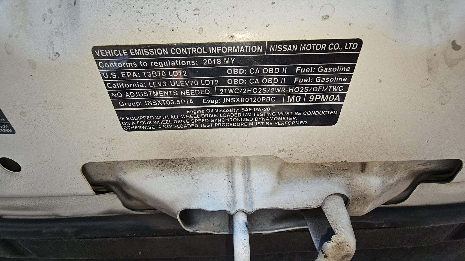 2018 Nissan Pathfinder SL FWD