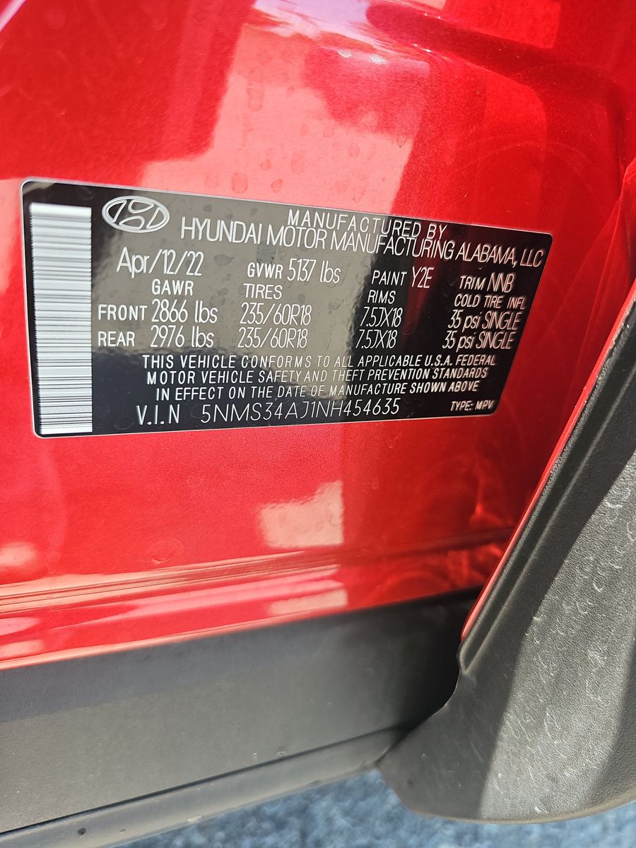 2022 Hyundai Santa Fe SEL FWD