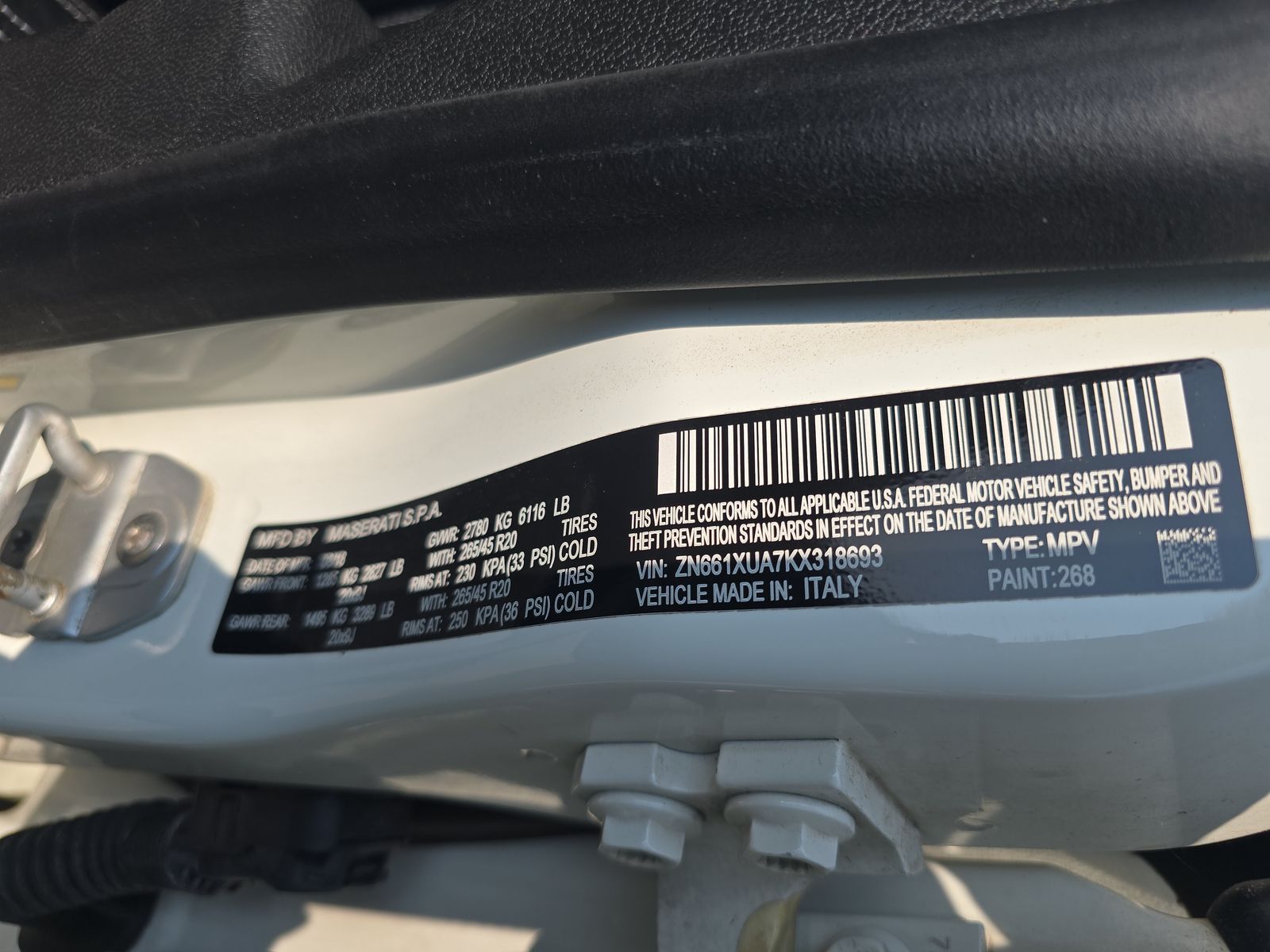 2019 Maserati Levante Base AWD