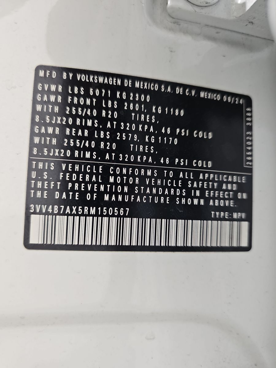 2024 Volkswagen Tiguan 2.0T SEL R-Line AWD