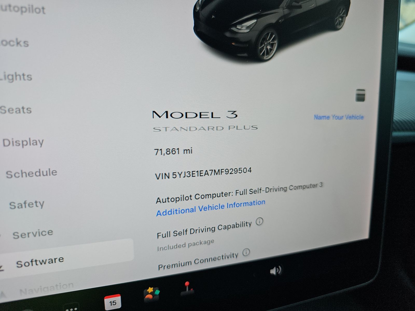 2021 Tesla Model 3 Standard Range Plus RWD