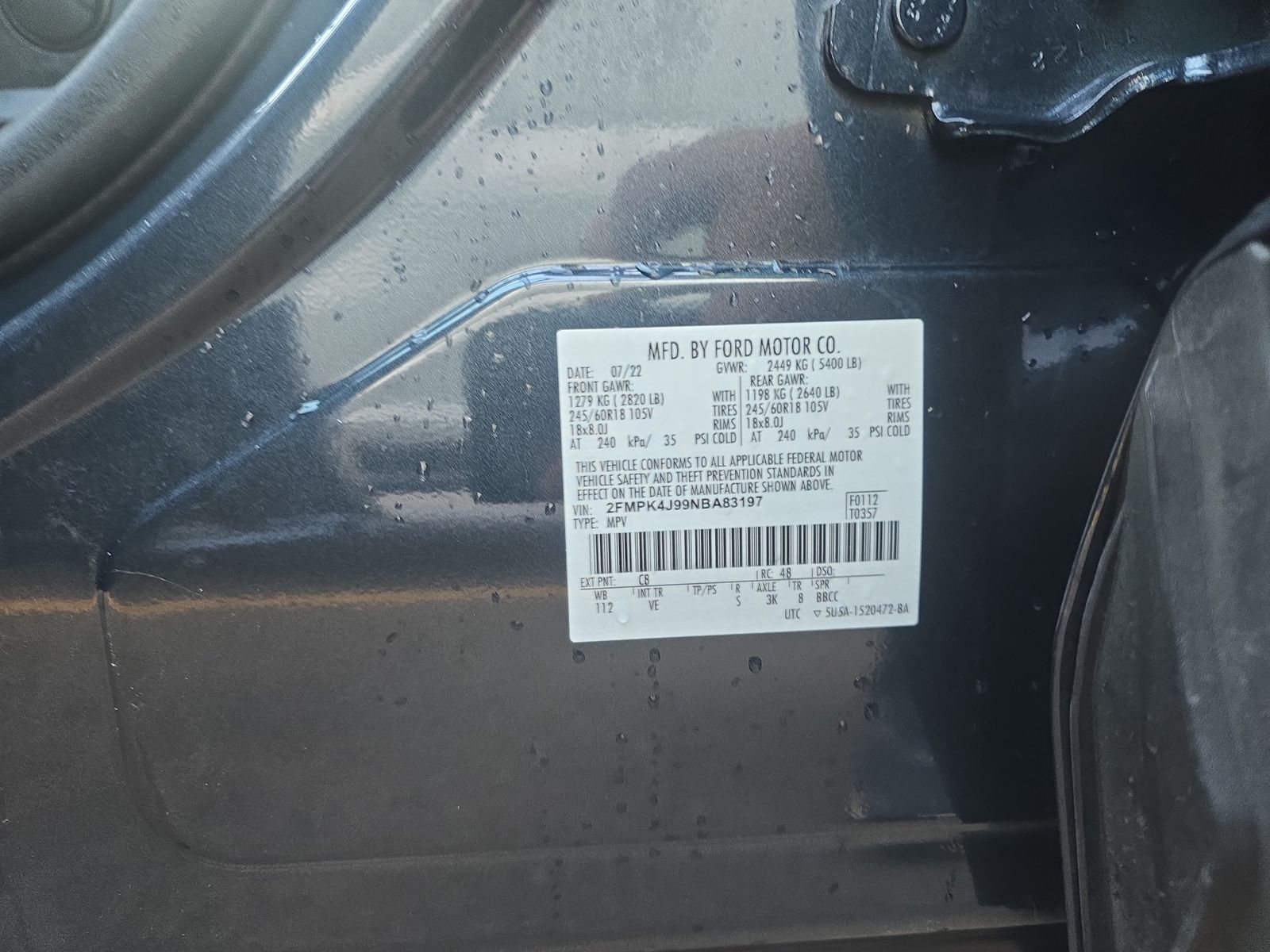 2022 Ford Edge SEL AWD