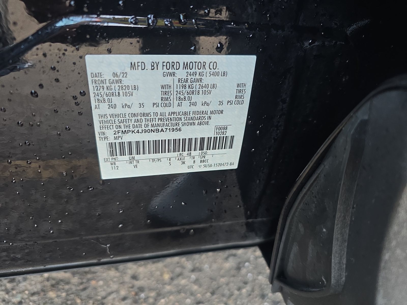 2022 Ford Edge SEL AWD