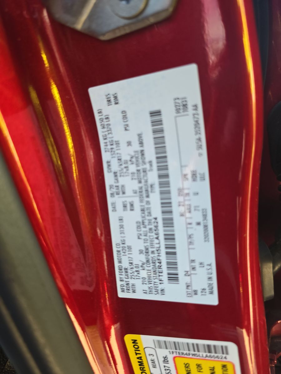 2020 Ford Ranger XLT AWD