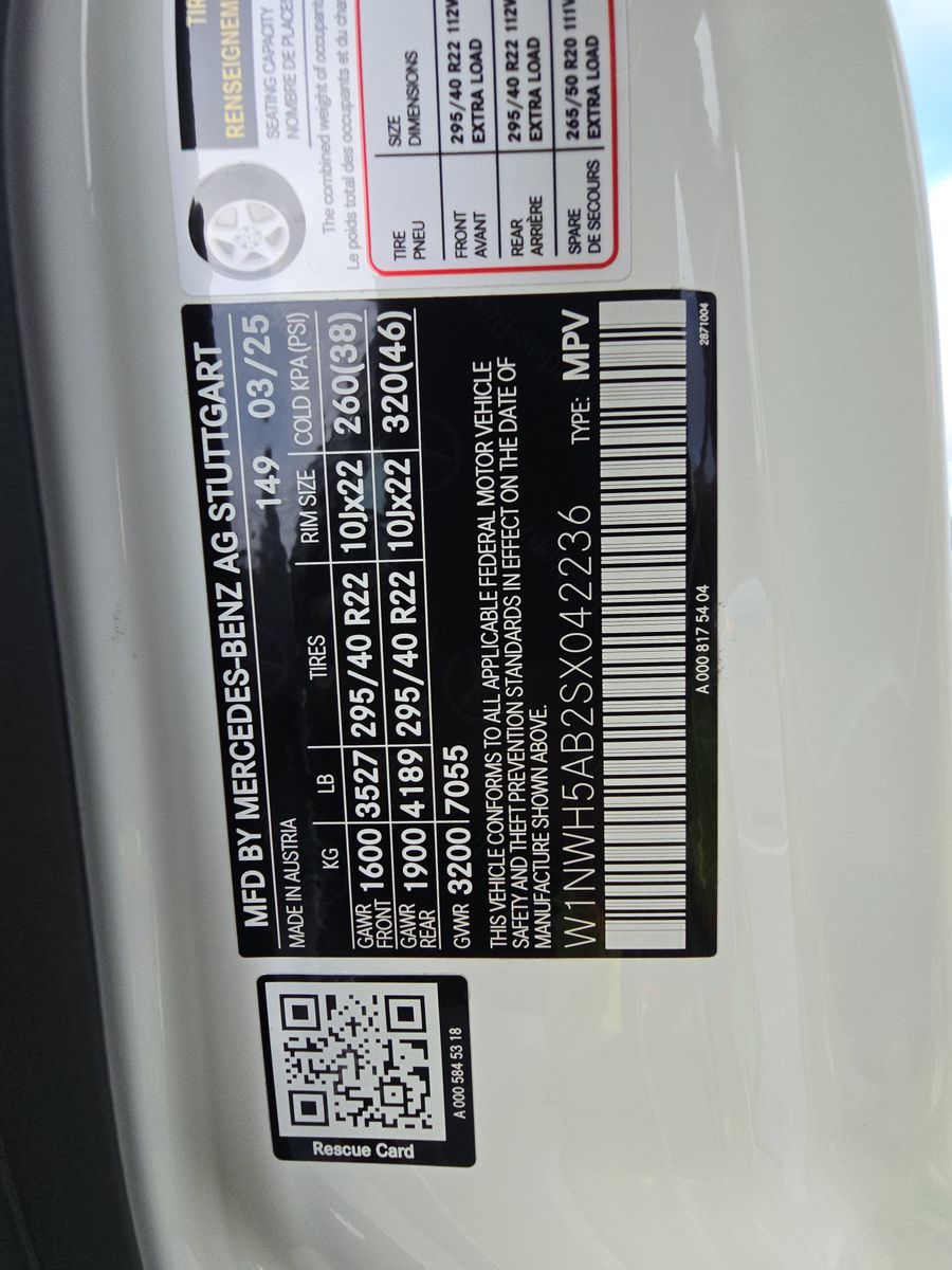 2025 Mercedes-Benz G-Class AMG G 63 AWD