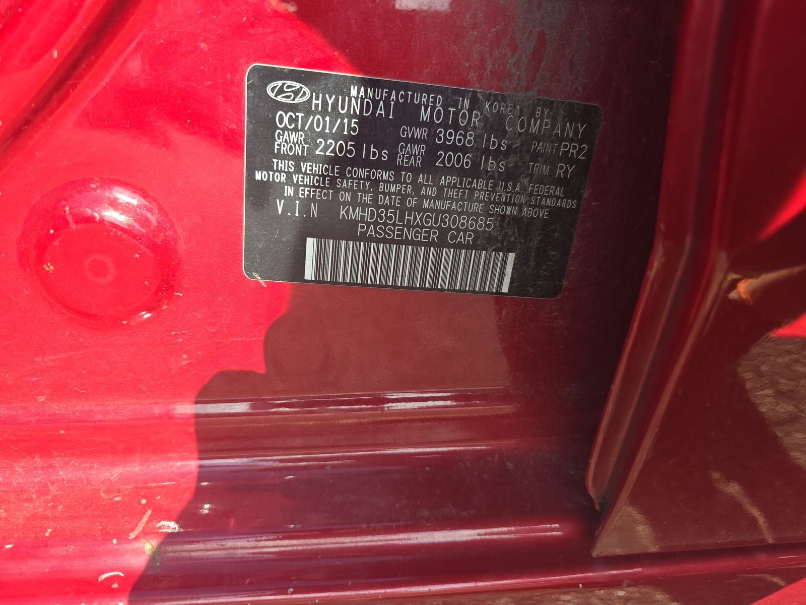 2016 Hyundai Elantra GT FWD