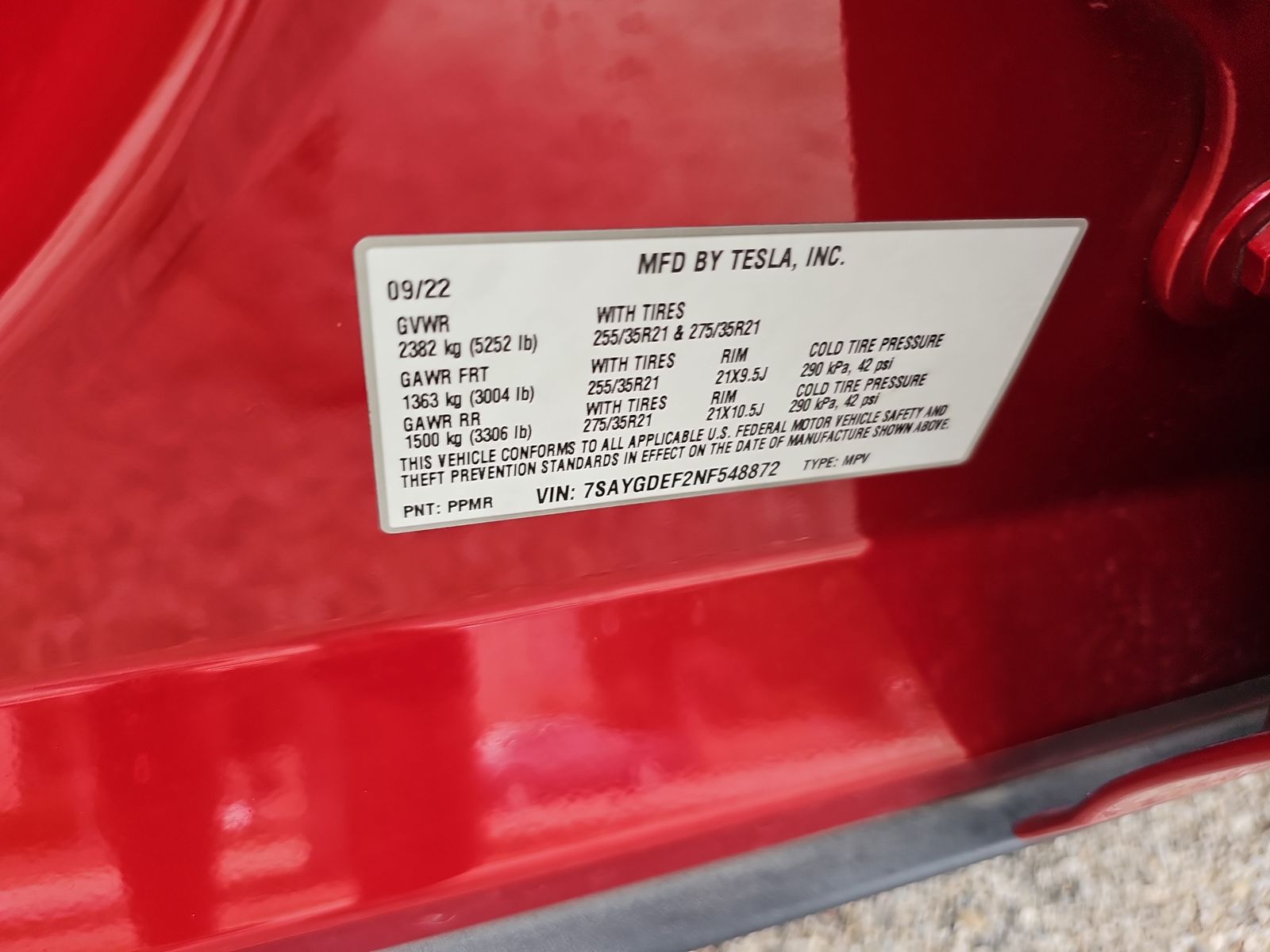 2022 Tesla Model Y Performance AWD