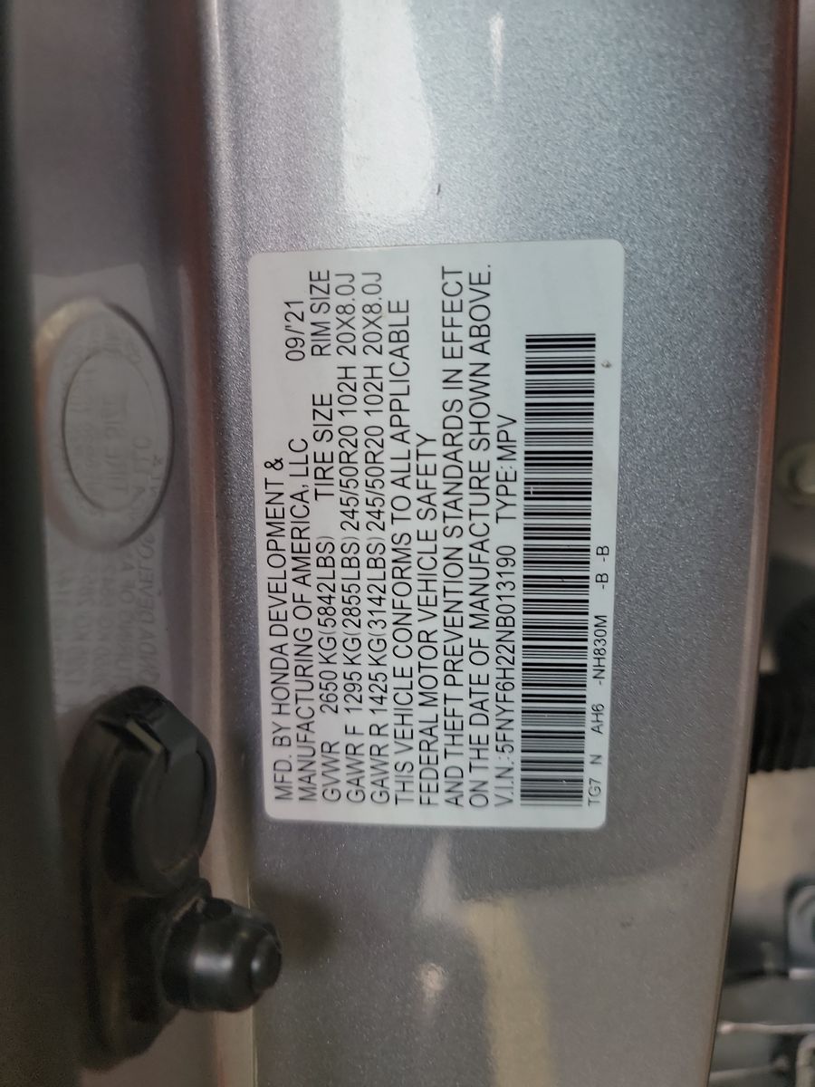 2022 Honda Pilot Special Edition AWD