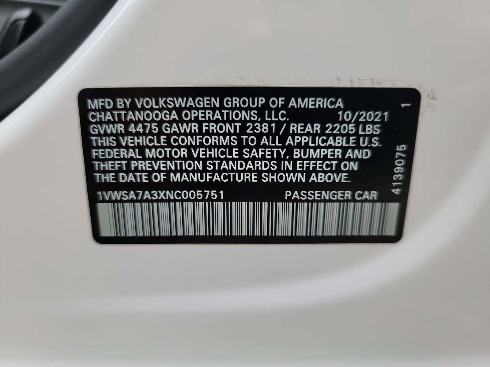 2022 Volkswagen Passat 2.0T SE FWD