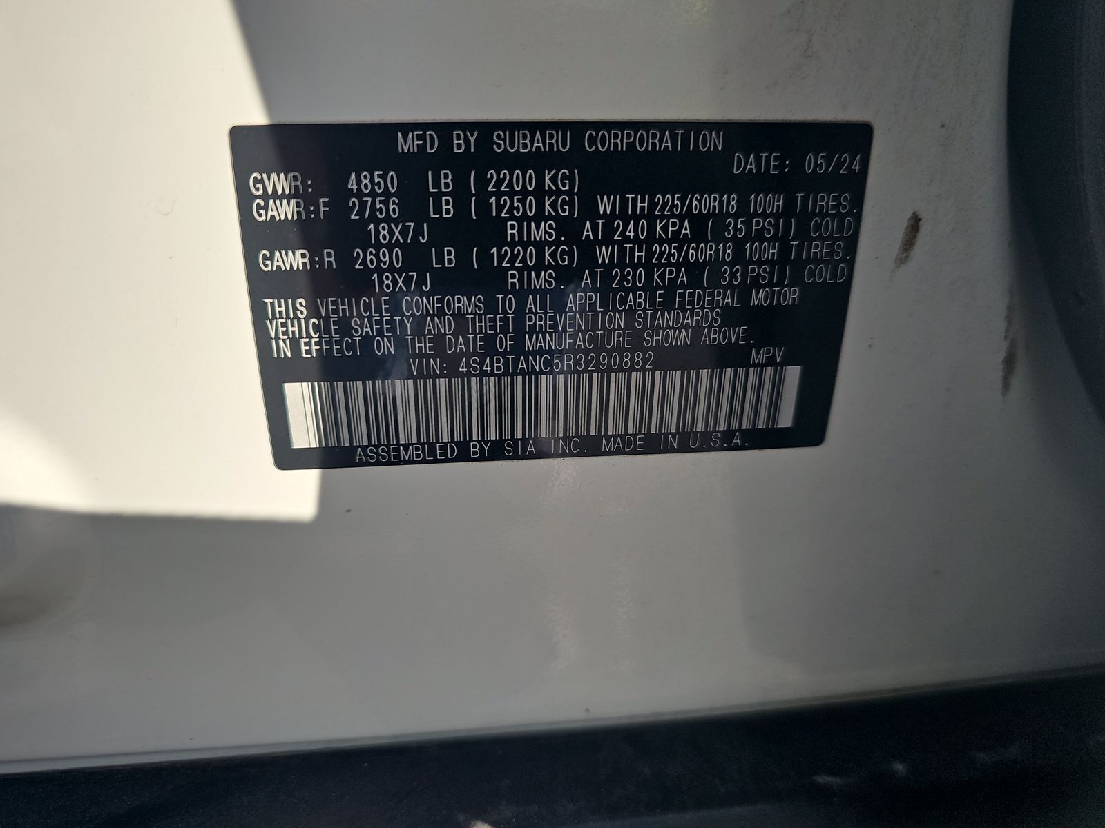 2024 Subaru Outback Limited AWD