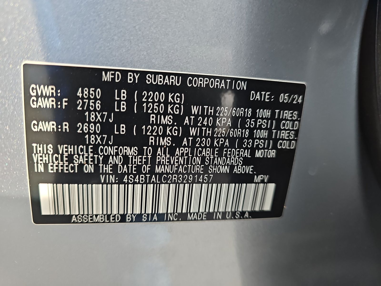 2024 Subaru Outback Onyx Edition AWD