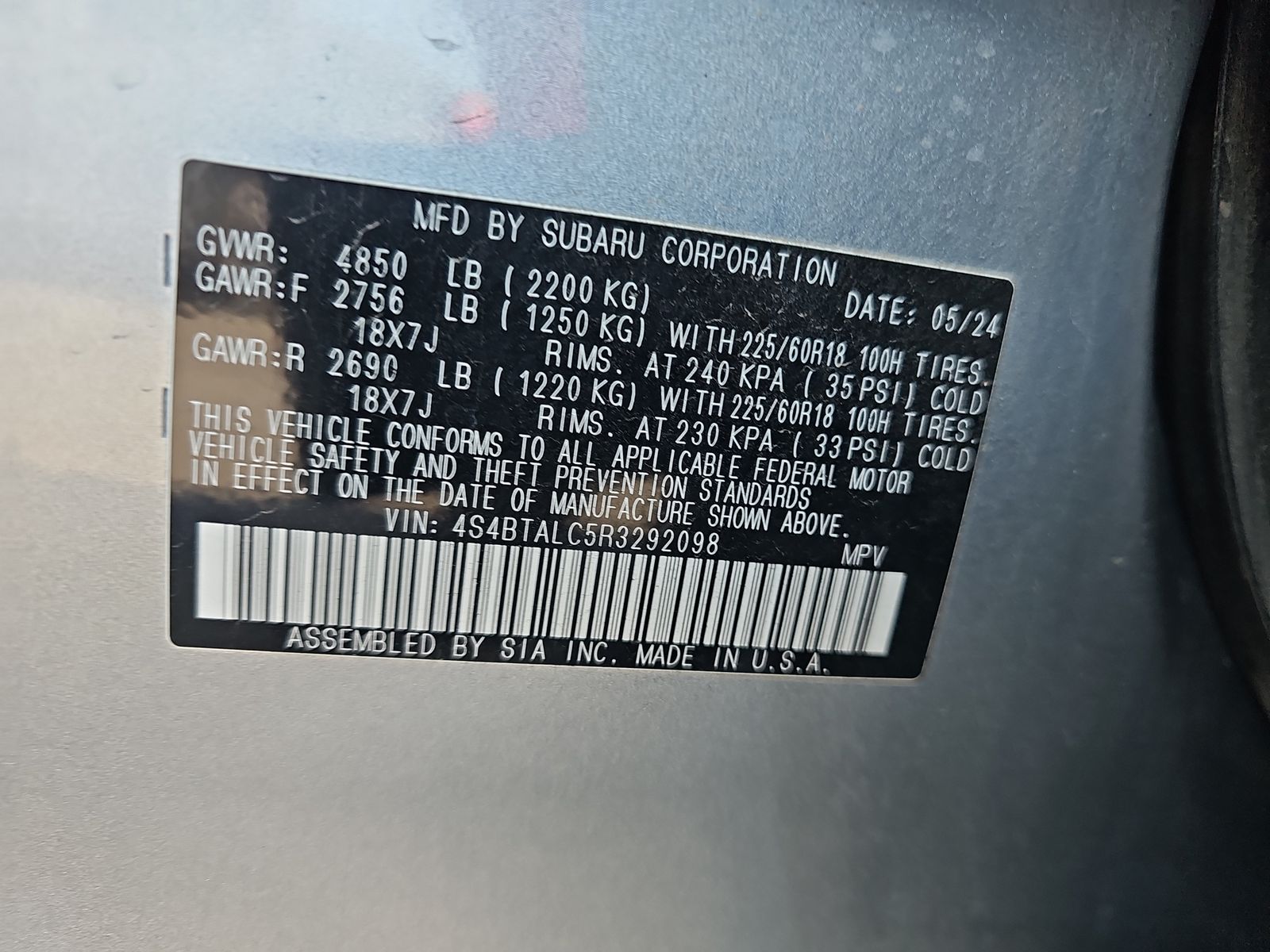 2024 Subaru Outback Onyx Edition AWD