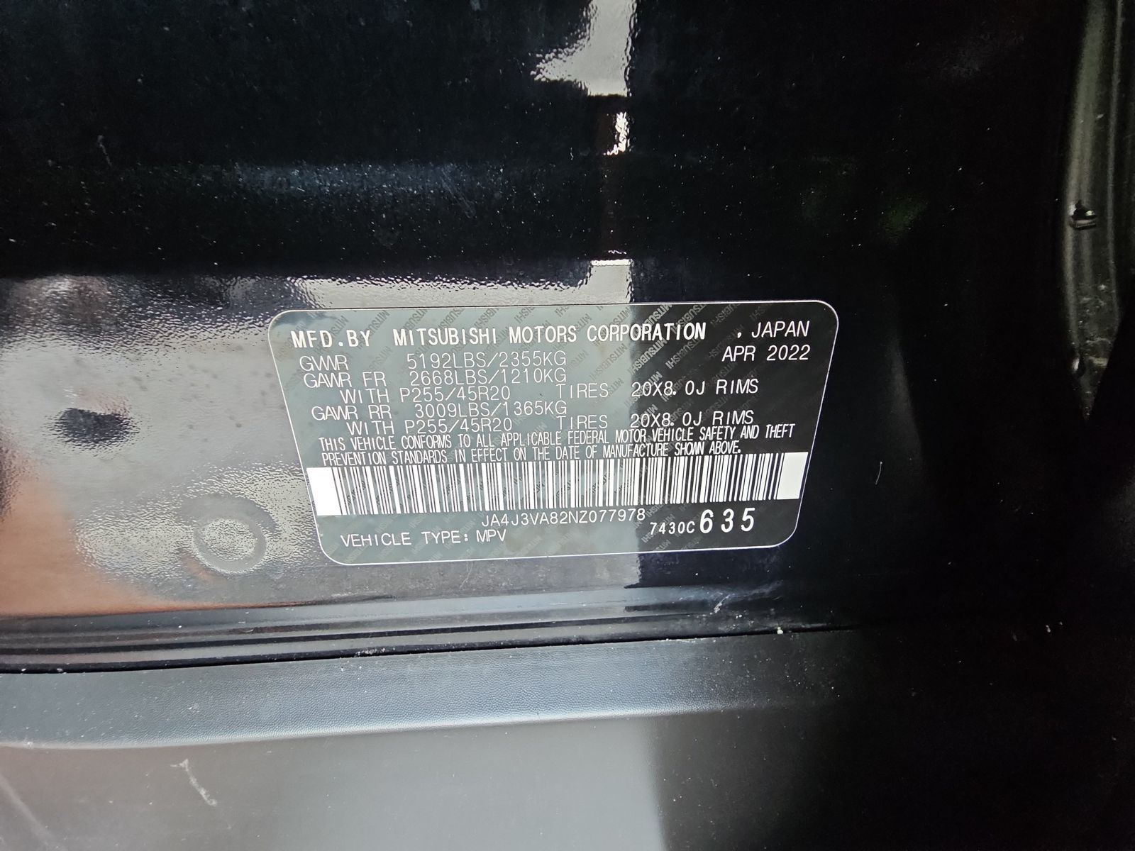 2022 Mitsubishi Outlander SEL FWD