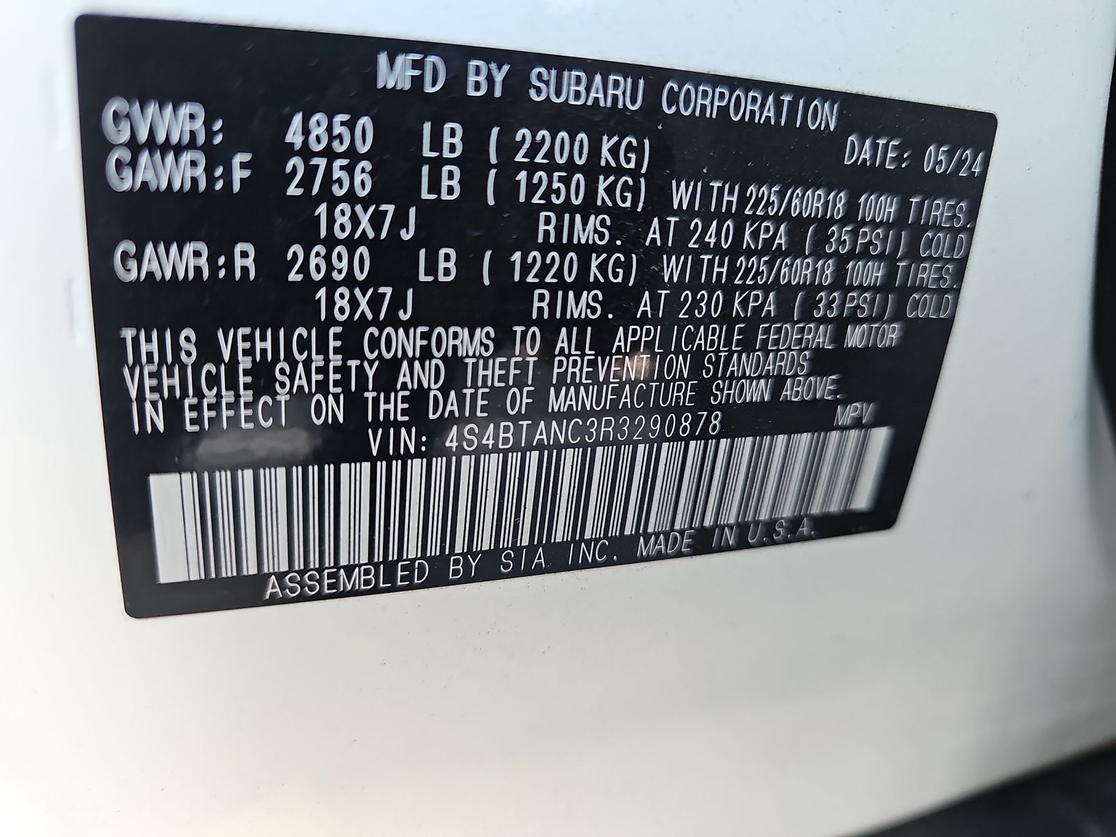 2024 Subaru Outback Limited AWD