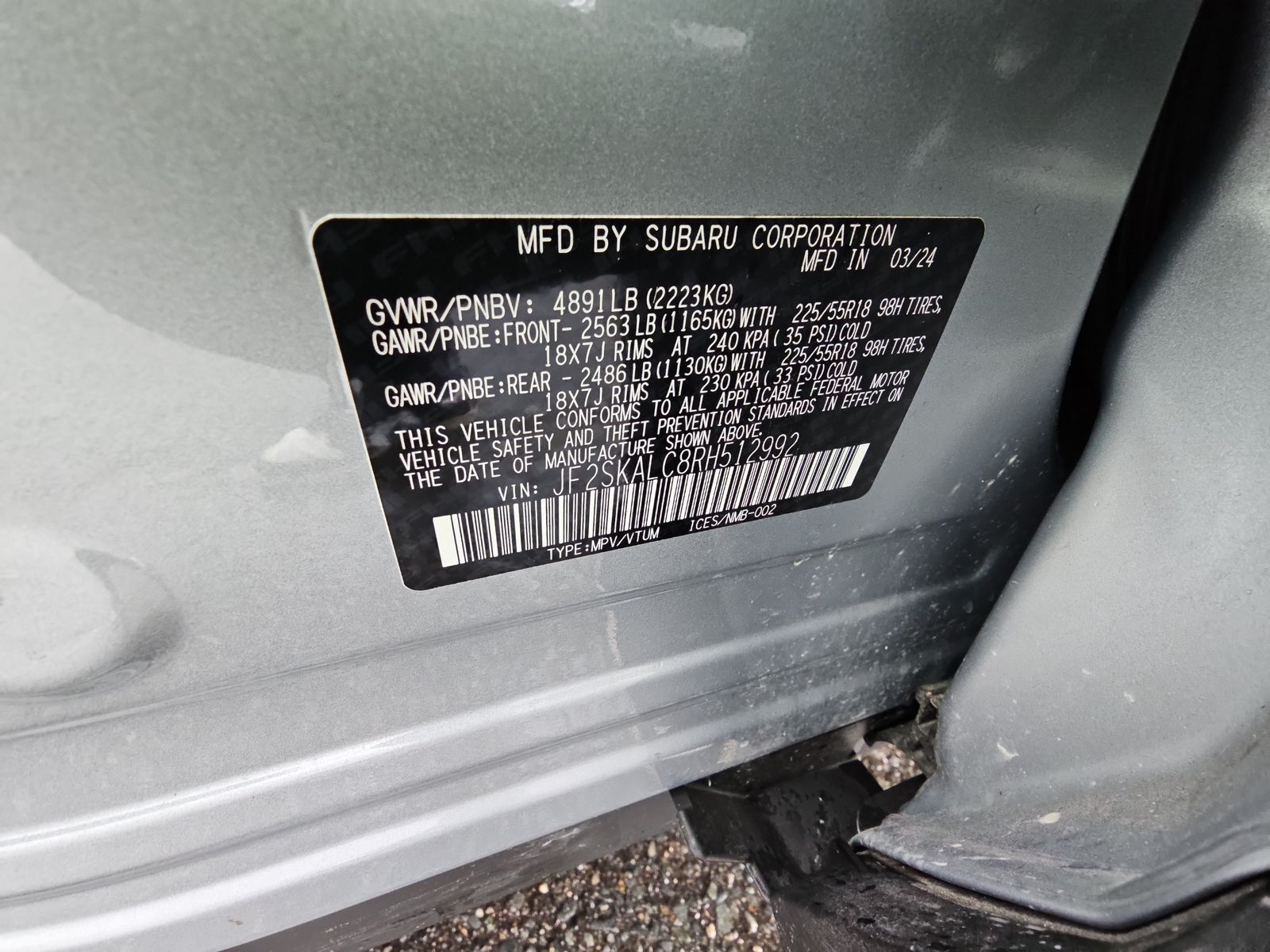 2024 Subaru Forester Limited AWD