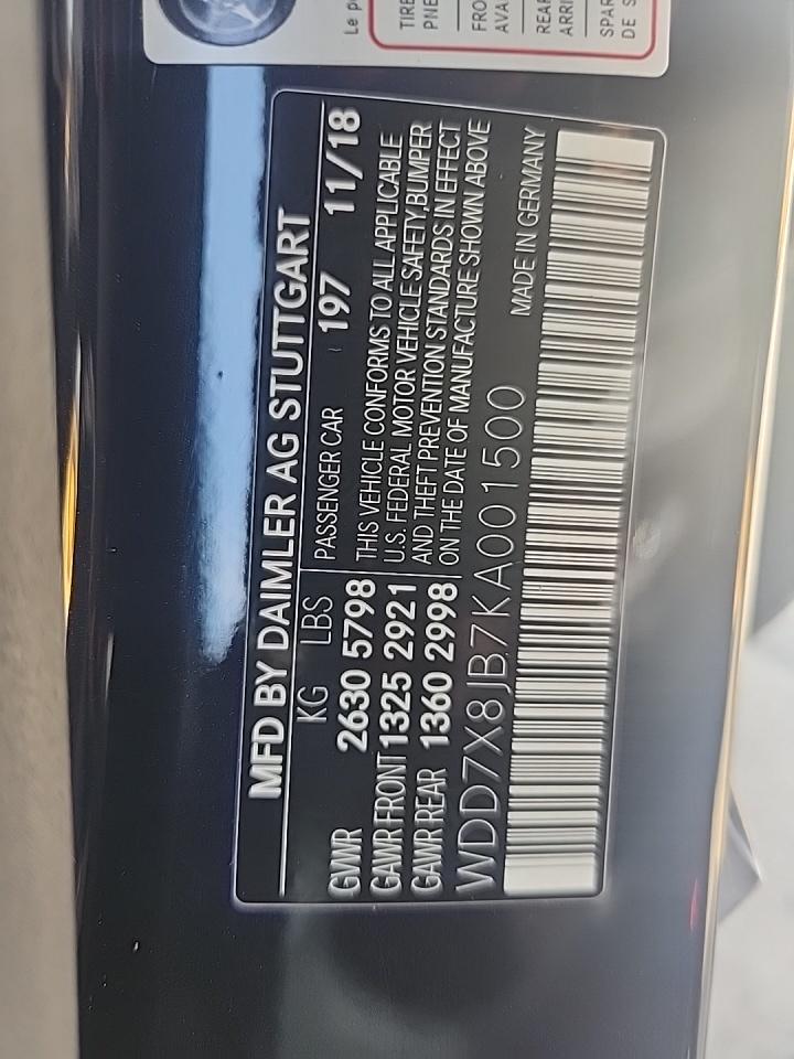 2019 Mercedes-Benz Mercedes-AMG GT AMG GT 63 AWD