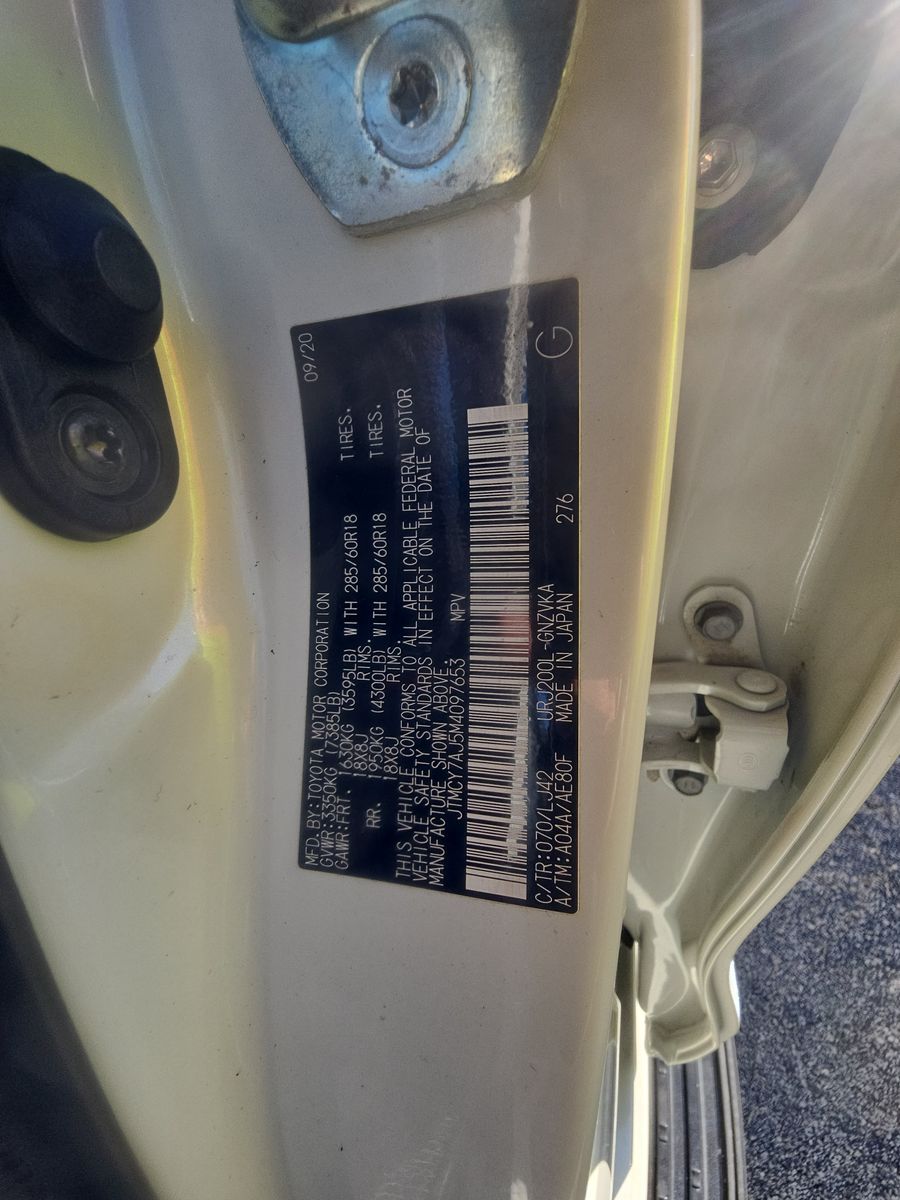 2021 Toyota Land Cruiser Base AWD