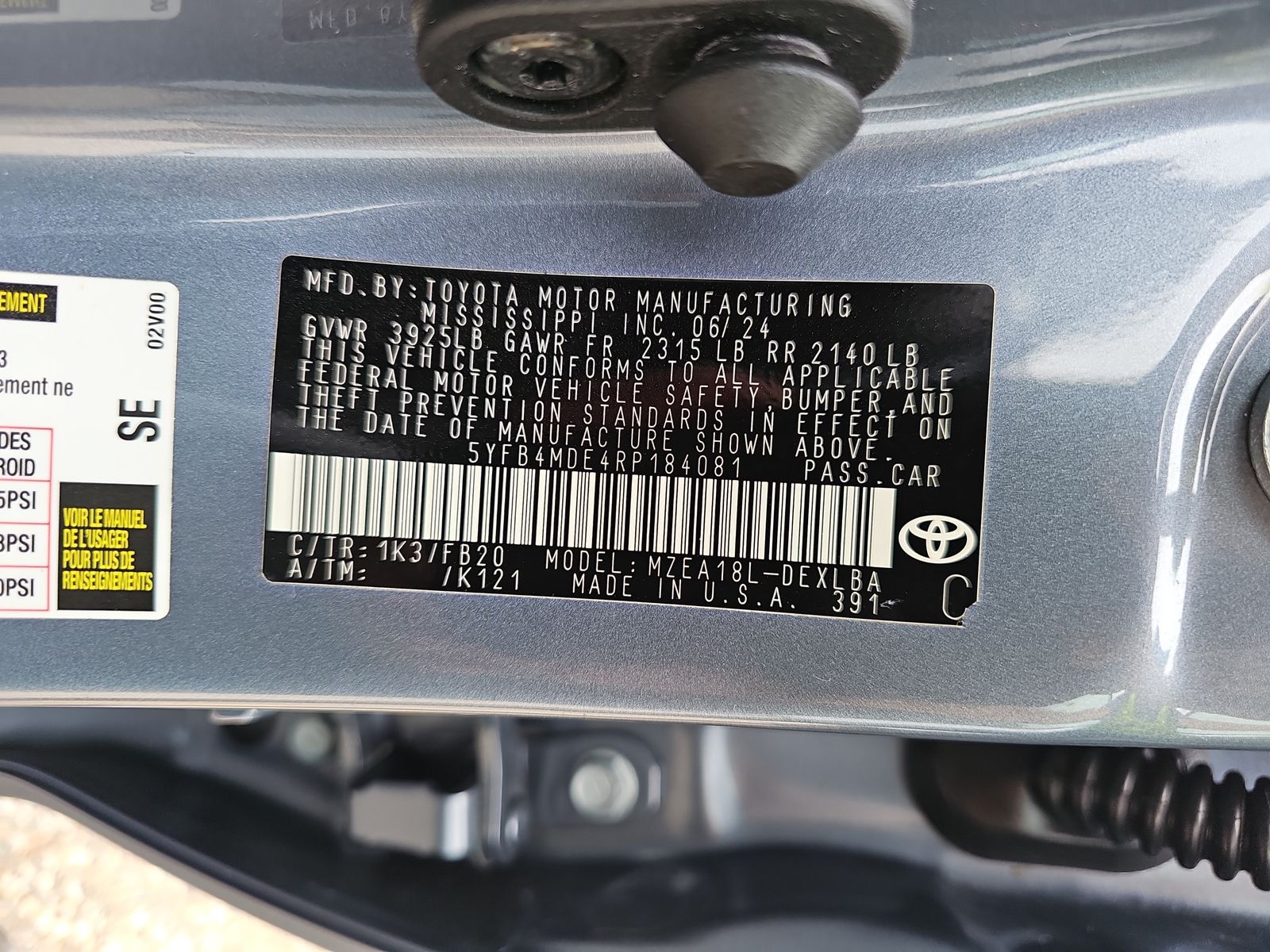 2024 Toyota Corolla LE FWD