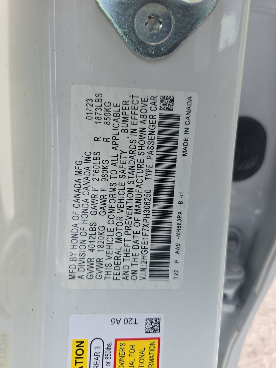 2023 Honda Civic EX FWD