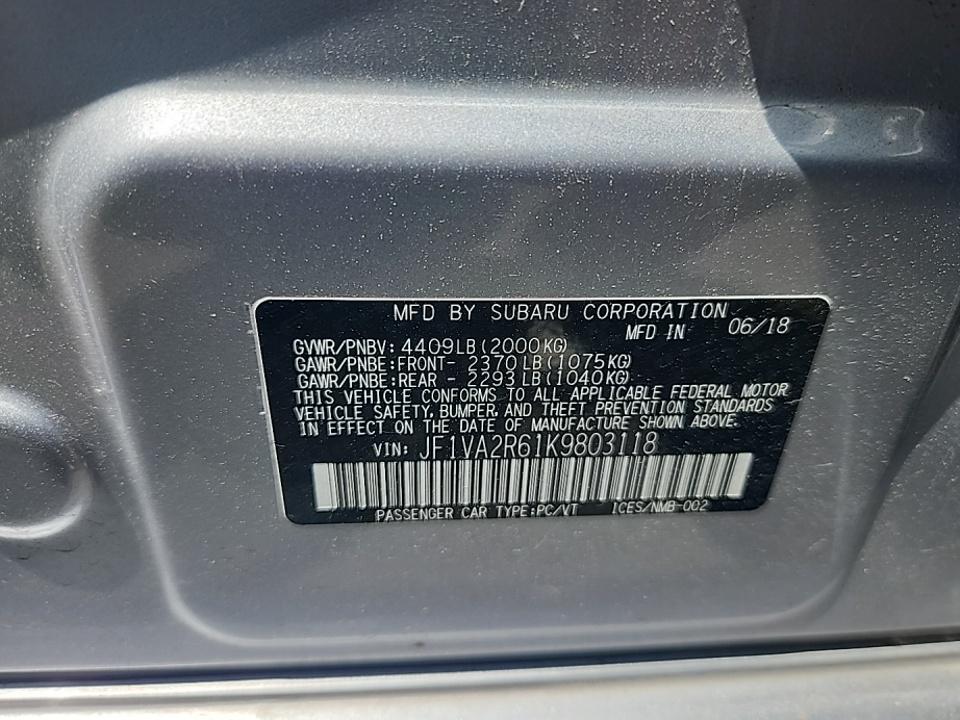 2019 Subaru WRX STi AWD