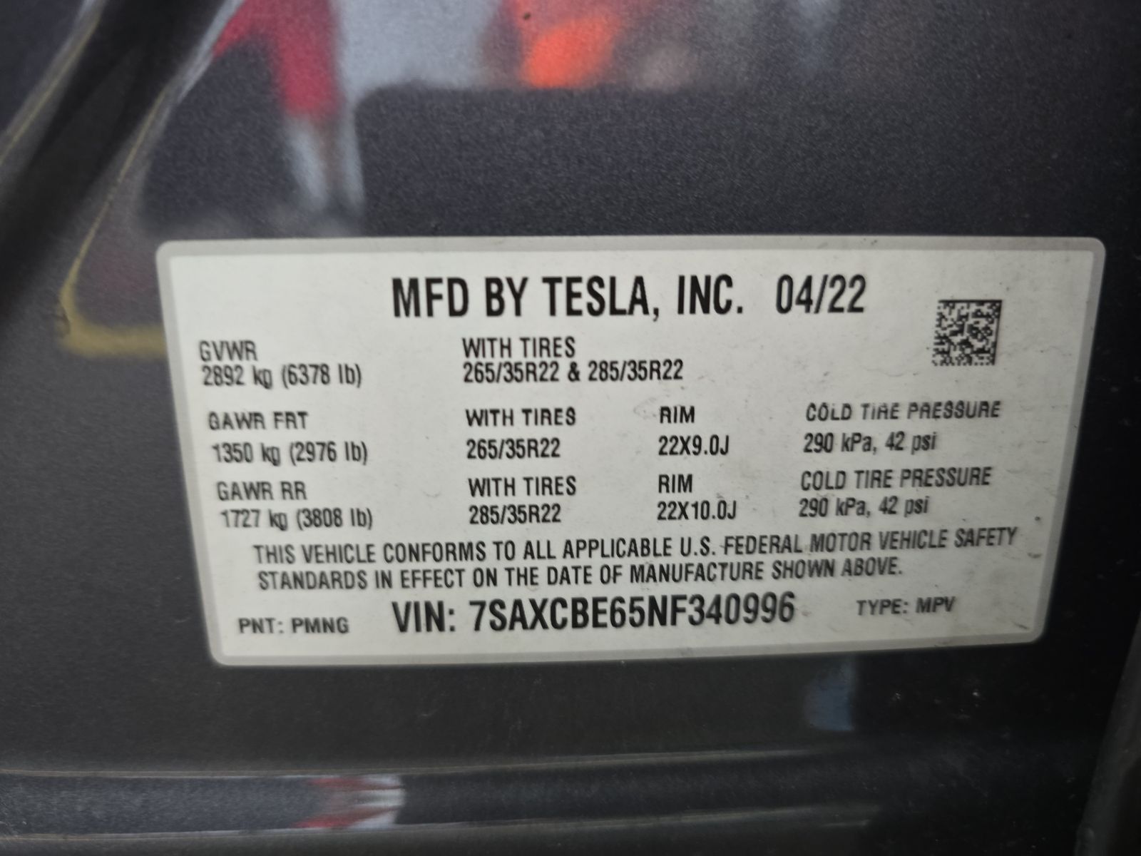 2022 Tesla Model X Plaid AWD