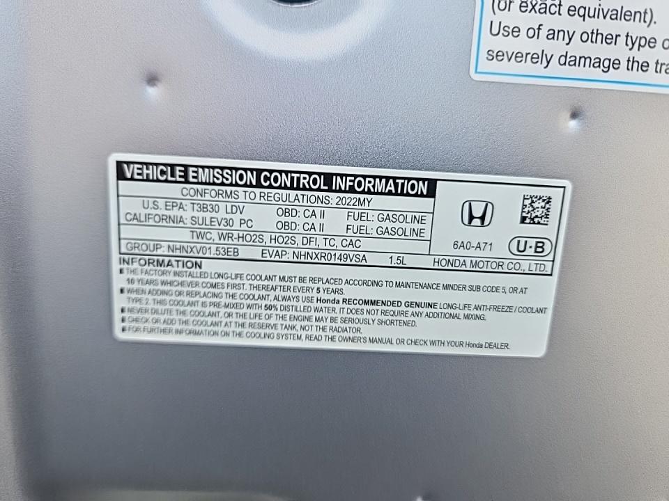2022 Honda Accord EX-L FWD