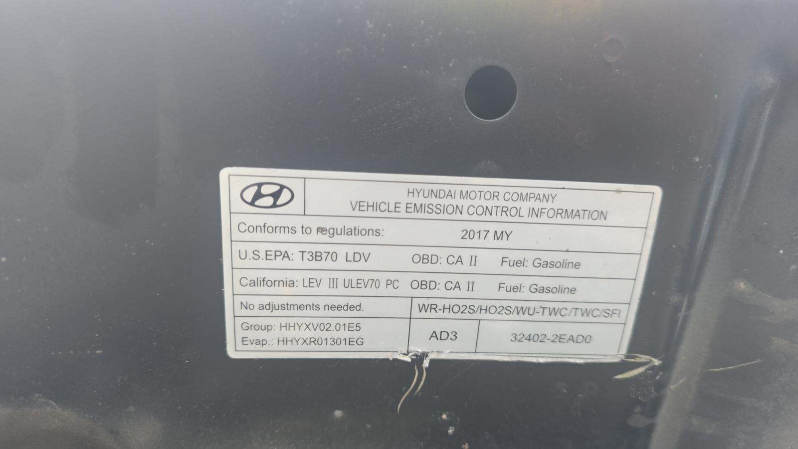 2017 Hyundai Elantra SE FWD