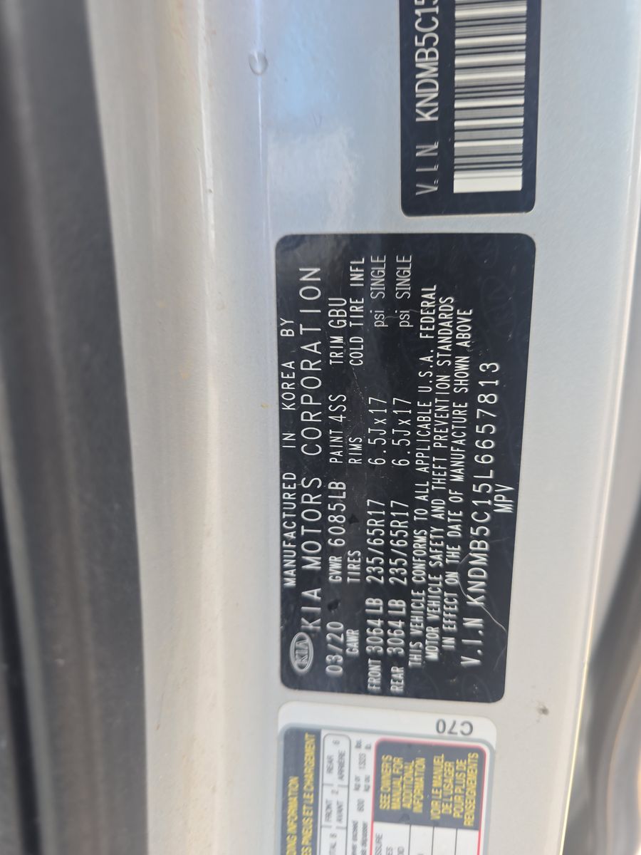 2020 Kia Sedona LX FWD