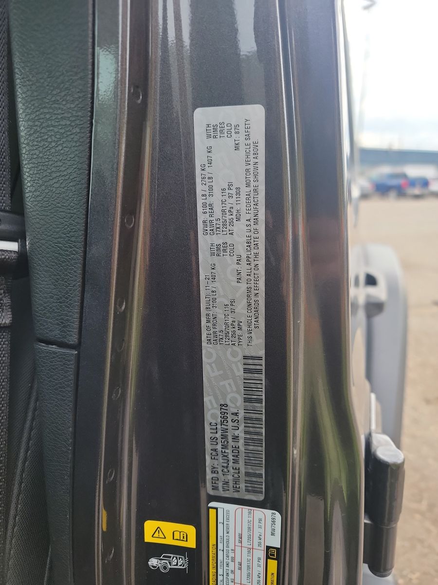 2021 Jeep Wrangler Unlimited Rubicon AWD