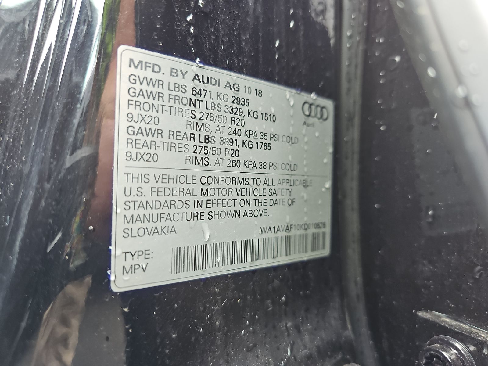 2019 Audi Q8 Premium AWD
