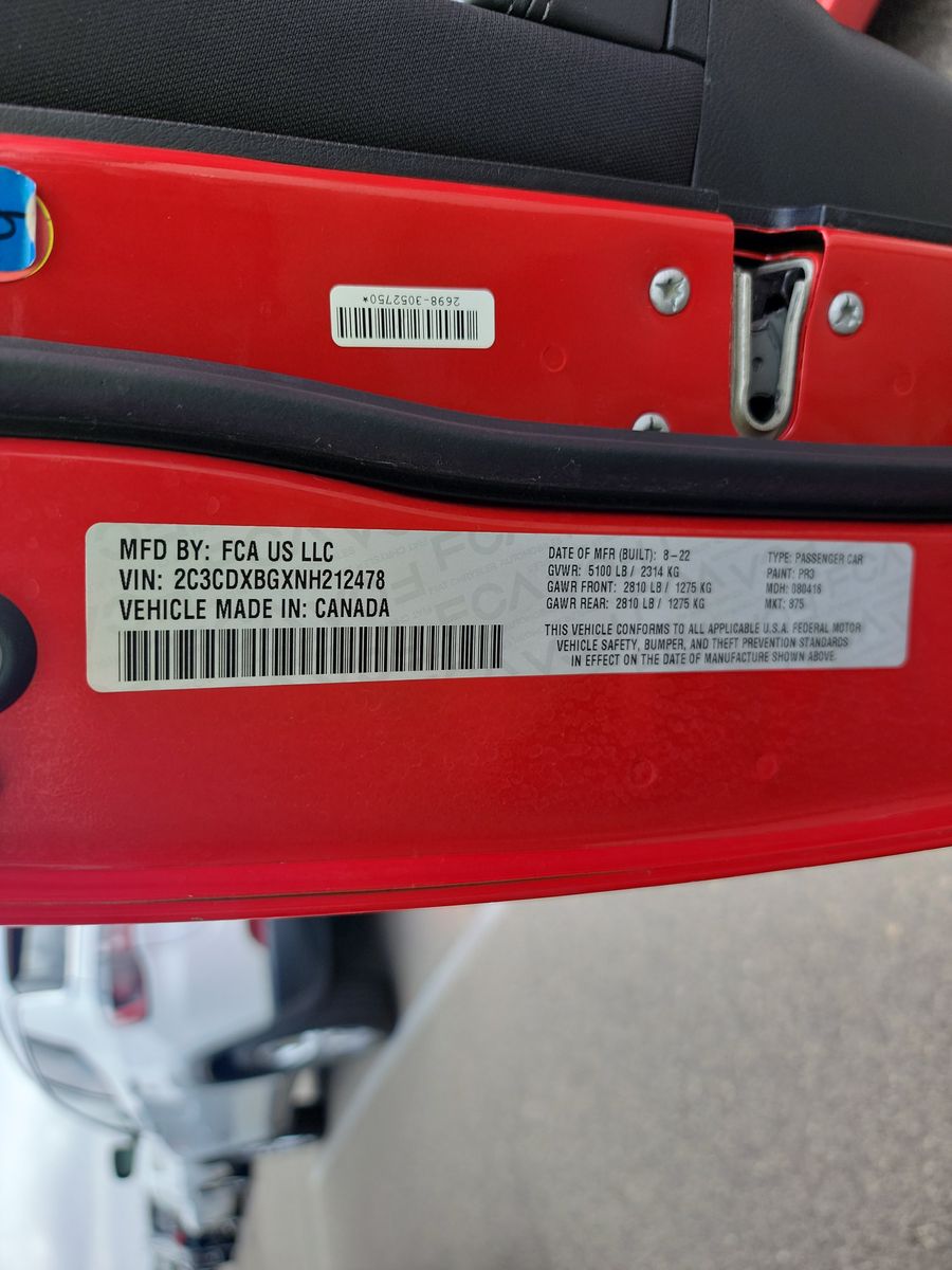 2022 Dodge Charger SXT RWD